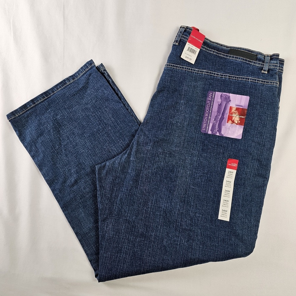 New Gloria Vanderbilt Stretch Jeans Boot Cut‎  24W